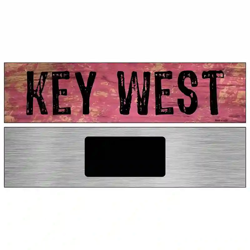 Key West Novelty Metal Street Sign 6" x 1.5" (KM)