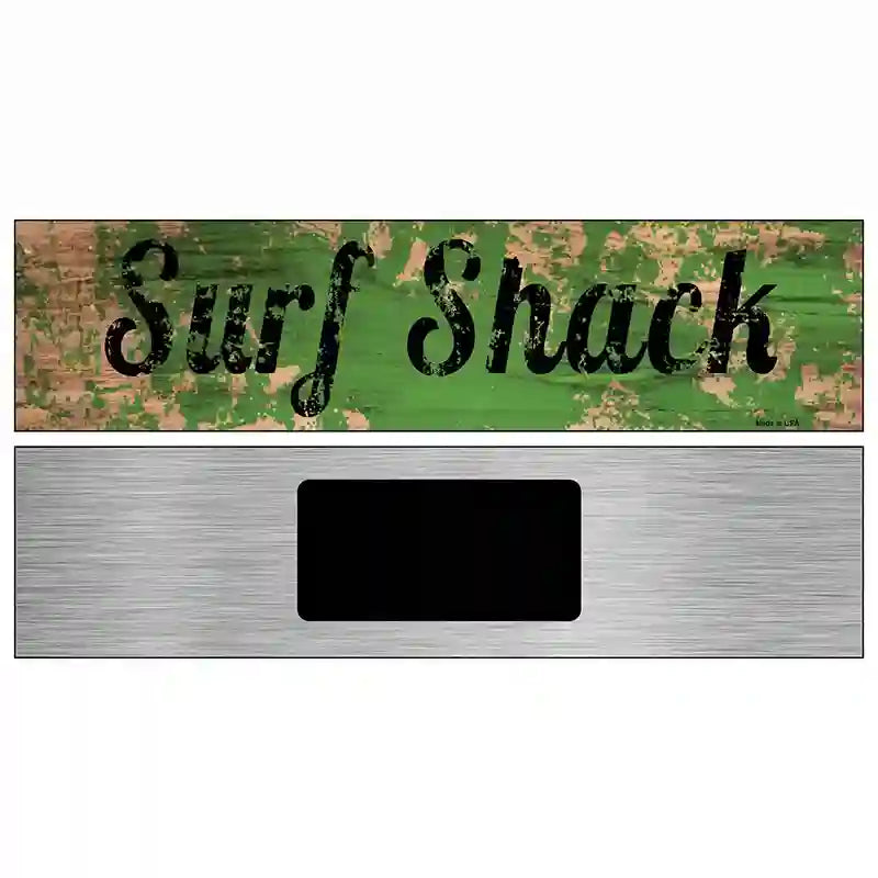 Surf Shack Novelty Metal Street Sign 6" x 1.5" (KM)