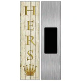 Hers Novelty Metal Street Sign 6" x 1.5" (KM)