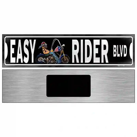 Easy Rider Novelty Metal Street Sign 6" x 1.5" (KM)