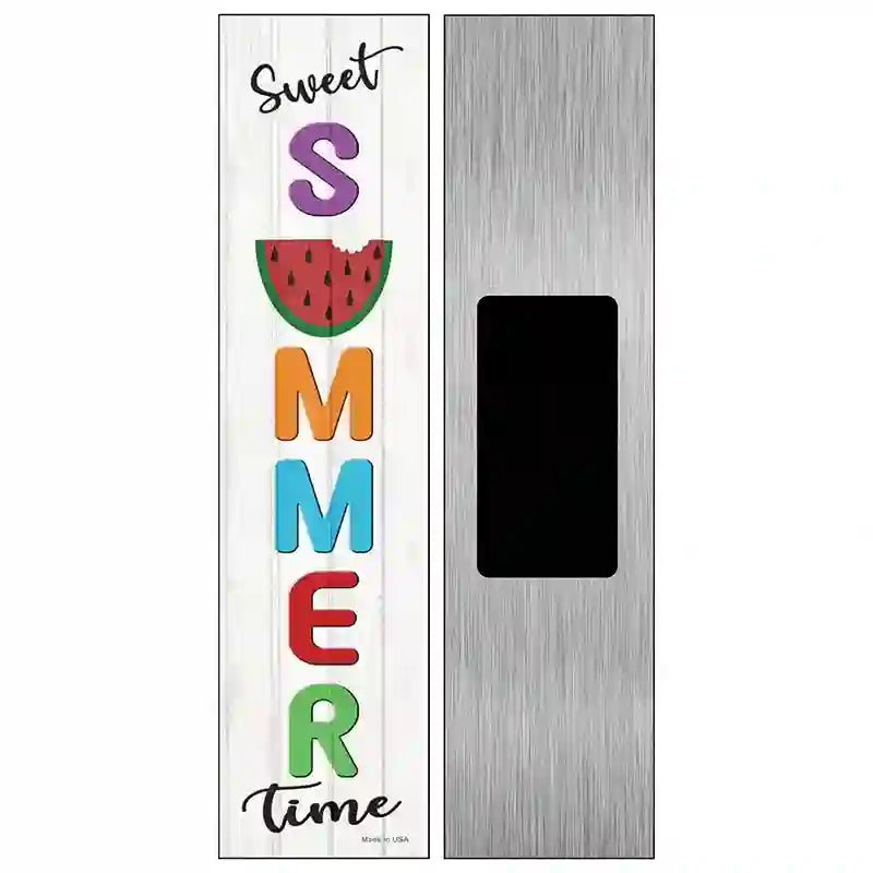 Sweet Summer Time Novelty Metal Street Sign 6" x 1.5" (KM)