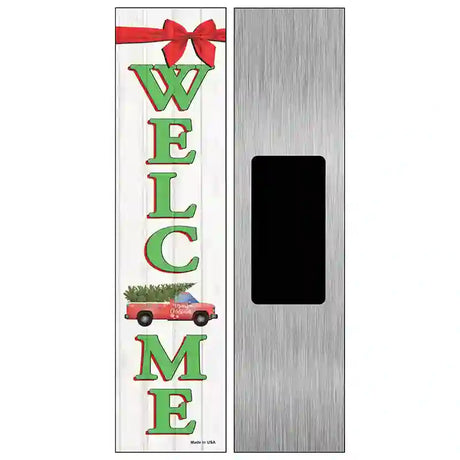 Winter Welcome Novelty Metal Street Sign 6" x 1.5" (KM)