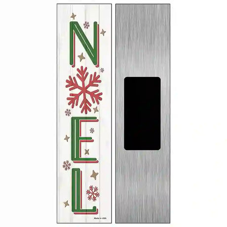 Noel White Novelty Metal Street Sign 6" x 1.5" (KM)