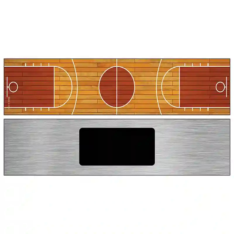 Basketball Court Novelty Metal Street Sign 6" x 1.5" (KM)