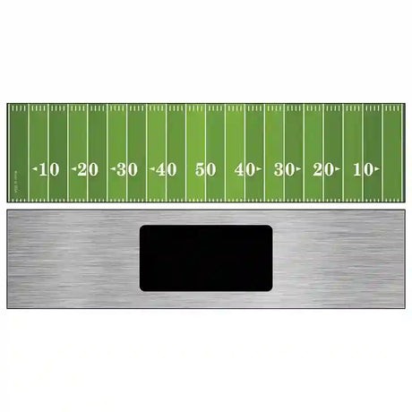 Football Field Novelty Metal Street Sign 6" x 1.5" (KM)