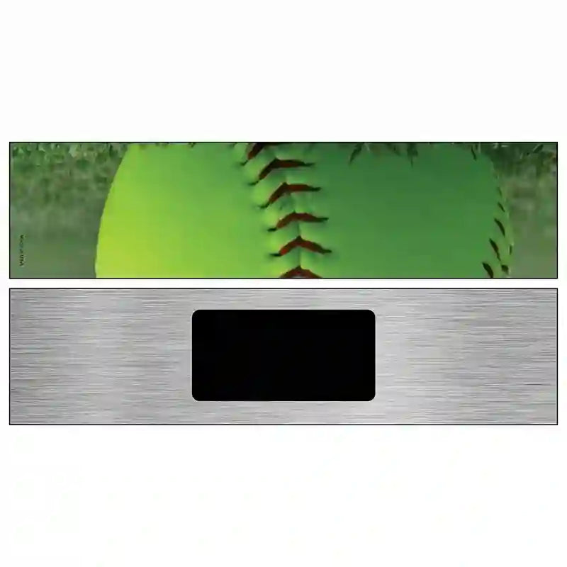 Softball Threads Novelty Metal Street Sign 6" x 1.5" (KM)