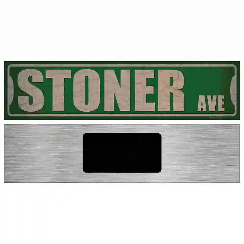 Stoner Ave Novelty Metal Street Sign 6" x 1.5" (KM)