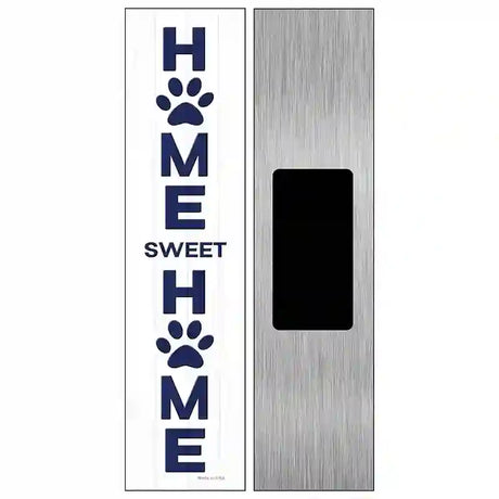 Home Sweet Home Paws Novelty Metal Street Sign 6" x 1.5" (KM)