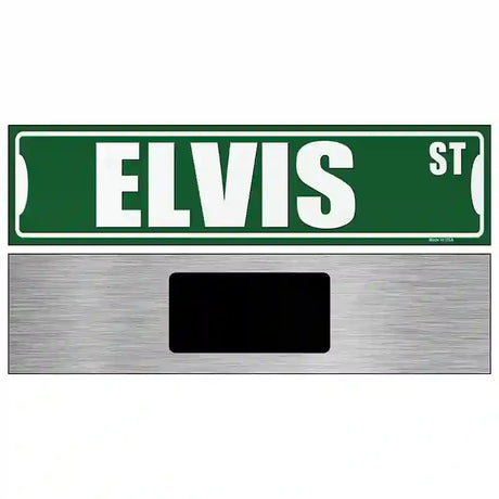 Elvis St Novelty Metal Street Sign 6" x 1.5" (KM)