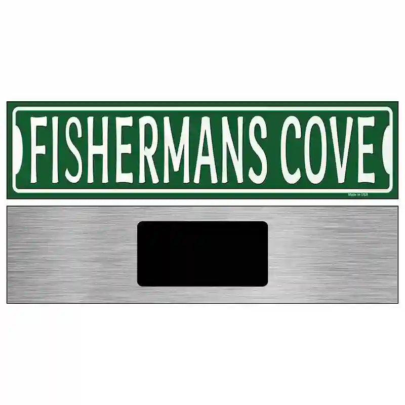 Fisherman Cove Novelty Metal Street Sign 6" x 1.5" (KM)