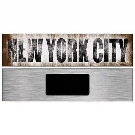 New York City Novelty Metal Street Sign 6" x 1.5" (KM)