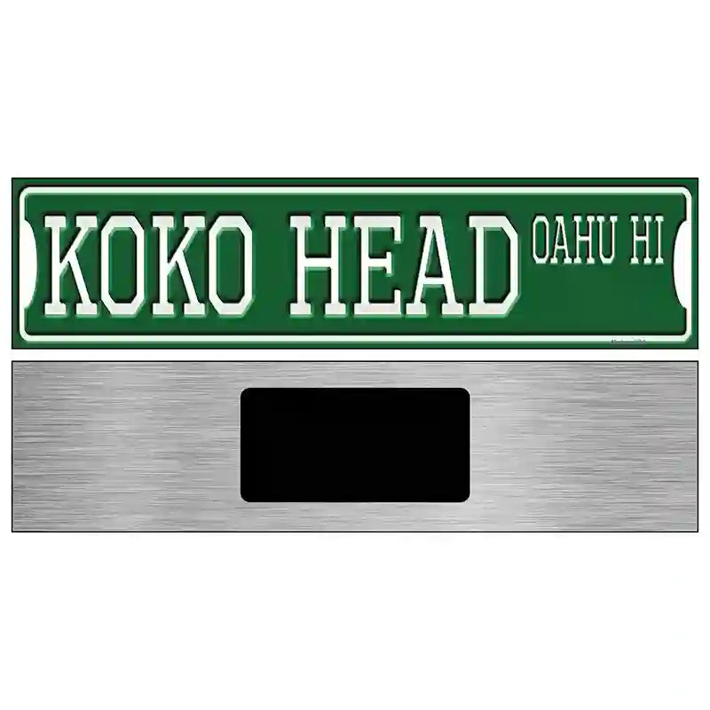 Koko Head Oahu HI Novelty Metal Street Sign 6" x 1.5" (KM)