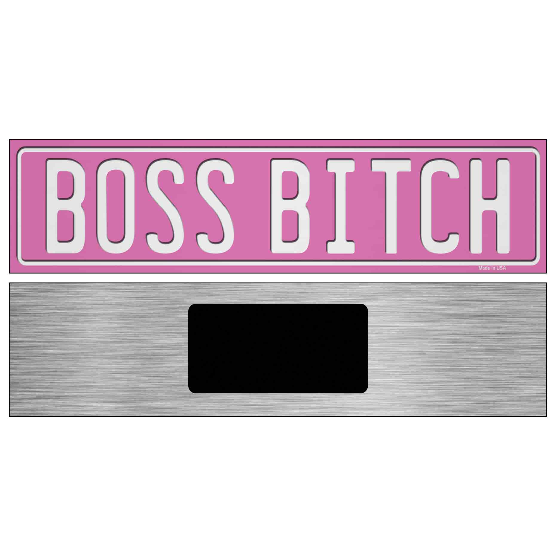 Boss Bitch Novelty Metal Street Sign K-2038 | Smart Blonde