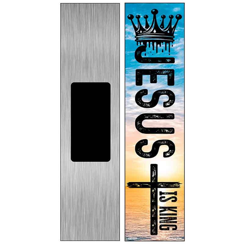 Jesus Is King Novelty Metal Street Sign K-2088