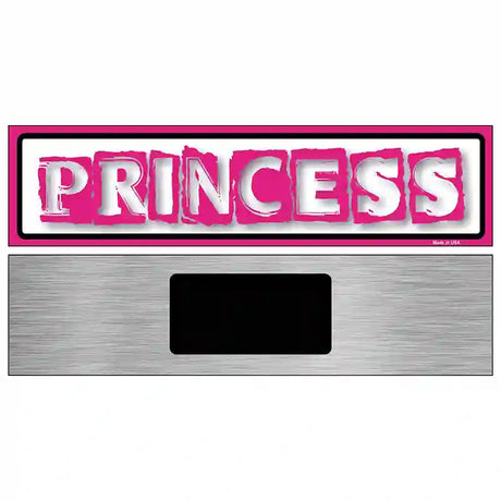 Princess Novelty Metal Street Sign 6" x 1.5" (KM)