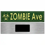 Zombie Ave Metal Novelty Street Sign 6" x 1.5" (KM)