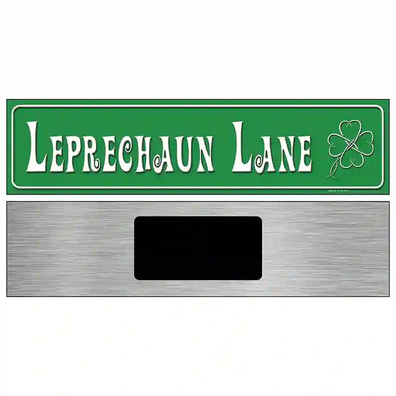 Leprechuan Lane Metal Novelty Street Sign 6" x 1.5" (KM)