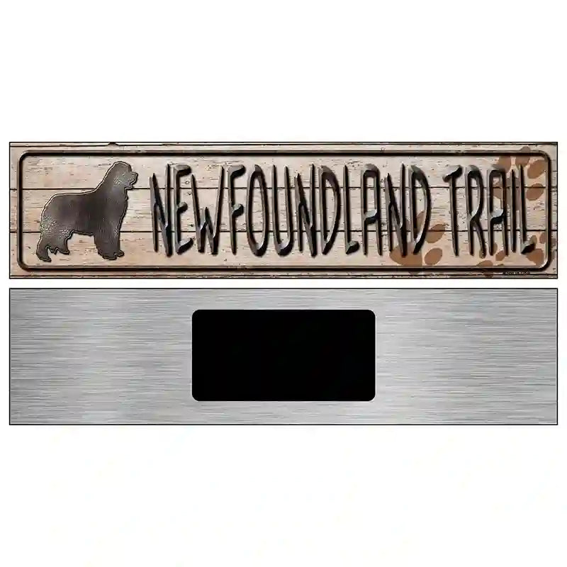 Newfoundland Trail Novelty Metal Street Sign 6" x 1.5" (KM)