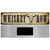 Whiskey Row Novelty Metal Street Sign 6" x 1.5" (KM)