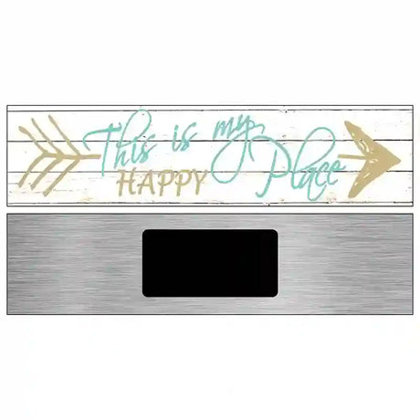 This Is My Happy Place Novelty Metal Street Sign 6" x 1.5" (KM)