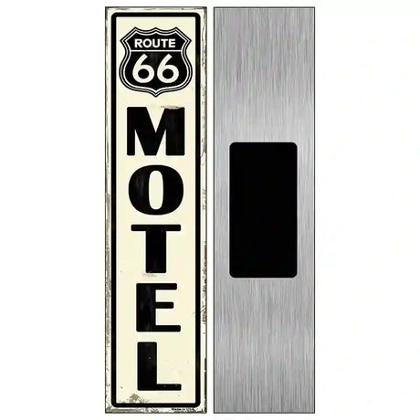 Route 66 Motel Novelty Metal Street Sign 6" x 1.5" (KM)