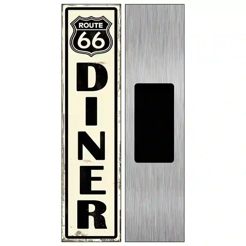 Route 66 Diner Novelty Metal Street Sign 6" x 1.5" (KM)