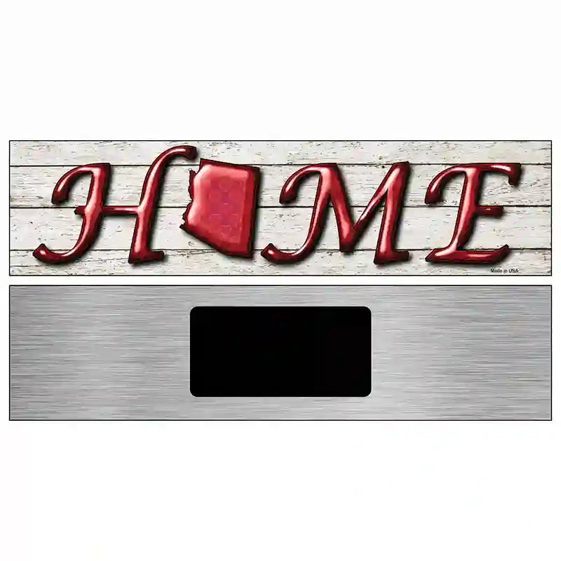 Arizona Home State Outline Novelty Metal Street Sign 6" x 1.5" (KM)