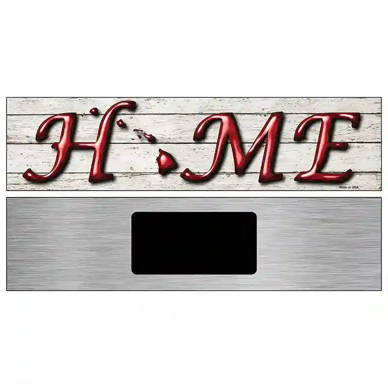 Hawaii Home State Outline Novelty Metal Street Sign 6" x 1.5" (KM)