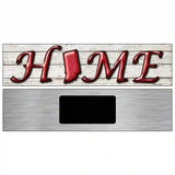 Indiana Home State Outline Novelty Metal Street Sign 6" x 1.5" (KM)