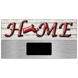 Massachusetts Home State Outline Novelty Metal Street Sign 6" x 1.5" (KM)