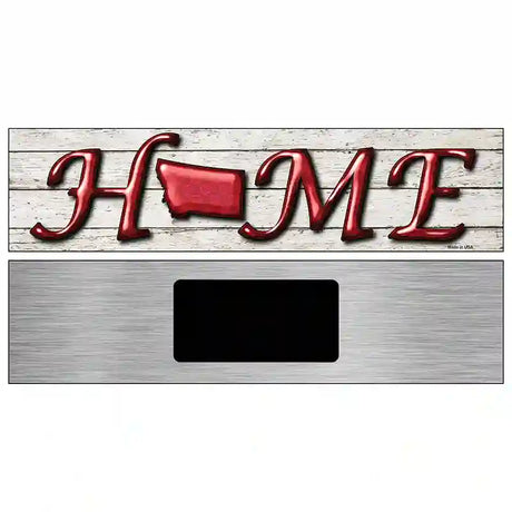 Montana Home State Outline Novelty Metal Street Sign 6" x 1.5" (KM)