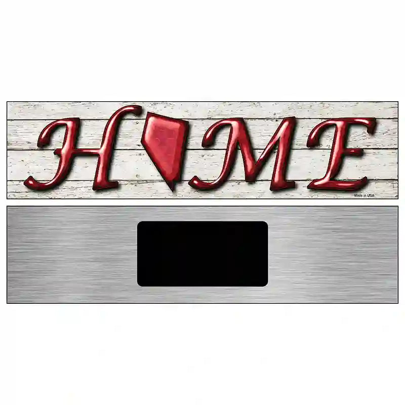 Nevada Home State Outline Novelty Metal Street Sign 6" x 1.5" (KM)