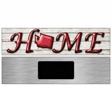 Washington Home State Outline Novelty Metal Street Sign 6" x 1.5" (KM)