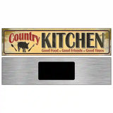 Country Kitchen Novelty Street Sign 6" x 1.5" (KM)