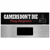 Atari Gamers Dont Die Novelty Metal Street Sign 6" x 1.5" (KM)