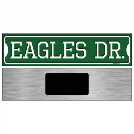 Eagles Dr Novelty Metal Street Sign 6" x 1.5" (KM)