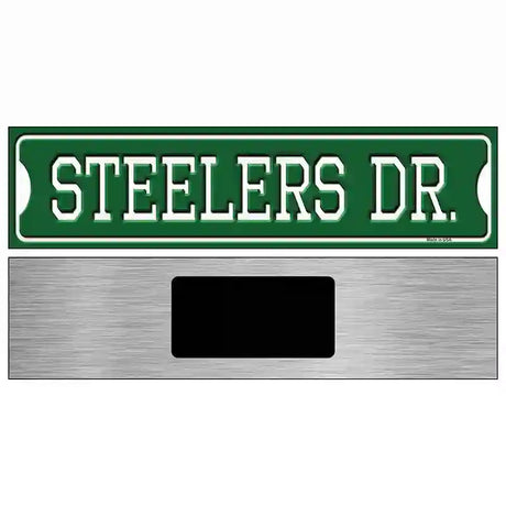 Steelers Dr Novelty Metal Street Sign 6" x 1.5" (KM)