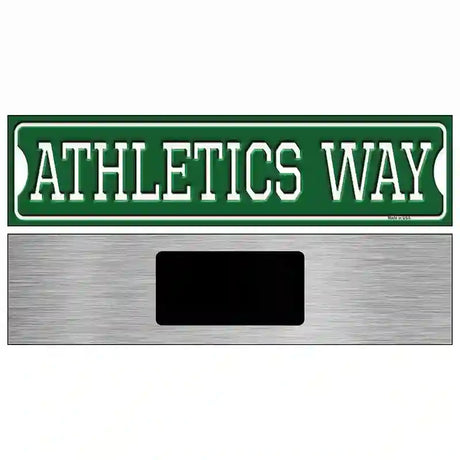 Athletics Way Novelty Metal Street Sign 6" x 1.5" (KM)