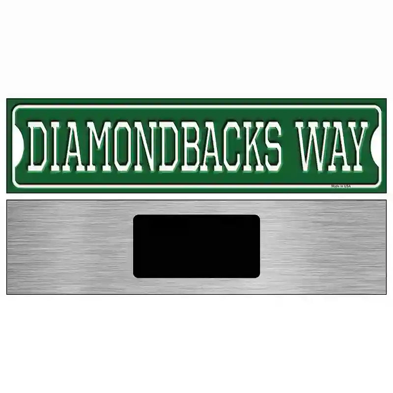 Diamondbacks Way Novelty Metal Street Sign 6" x 1.5" (KM)