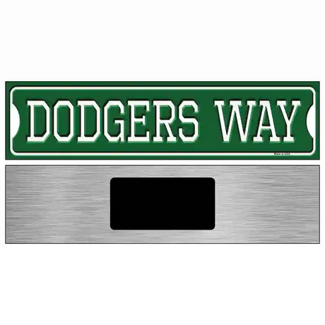 Dodgers Way Novelty Metal Street Sign 6" x 1.5" (KM)