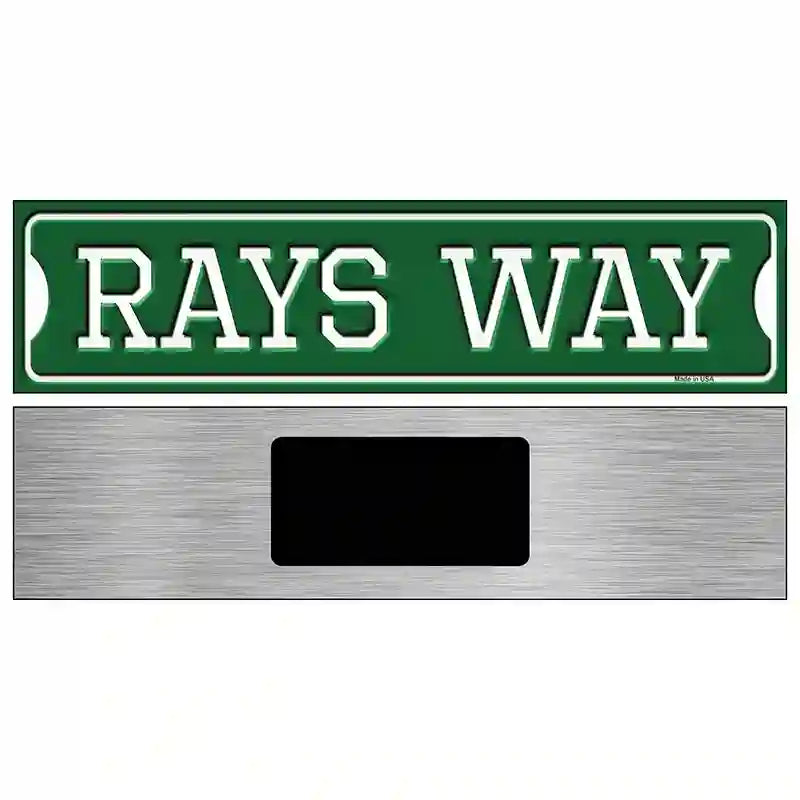 Rays Way Novelty Metal Street Sign 6" x 1.5" (KM)