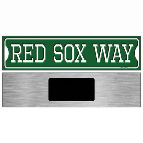 Red Sox Way Novelty Metal Street Sign 6" x 1.5" (KM)