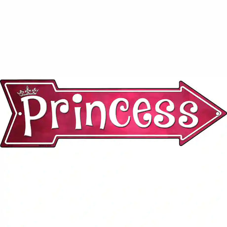 Princess Novelty Metal Arrow Sign 23" x 7" (LA)