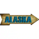 Alaska Novelty Metal Arrow Sign 23" x 7" (LA)