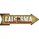 California Novelty Metal Arrow Sign 23" x 7" (LA)