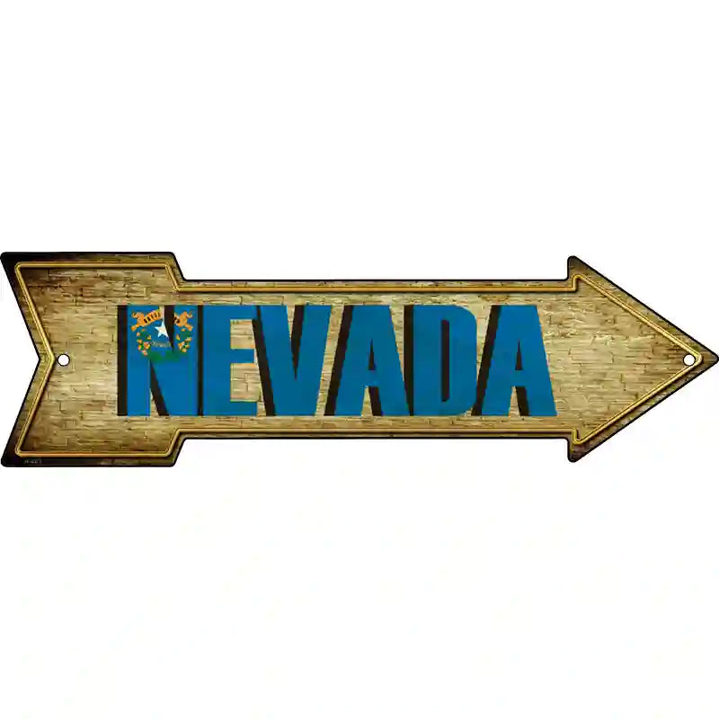 Nevada Novelty Metal Arrow Sign 23" x 7" (LA)