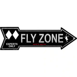 Fly Zone Novelty Metal Arrow Sign 23" x 7" (LA)