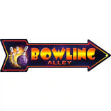 Bowling Alley Novelty Metal Arrow Sign 23" x 7" (LA)