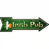 Irish Pub Novelty Metal Arrow Sign 23" x 7" (LA)