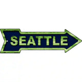 Seattle Novelty Metal Arrow Sign 23" x 7" (LA)